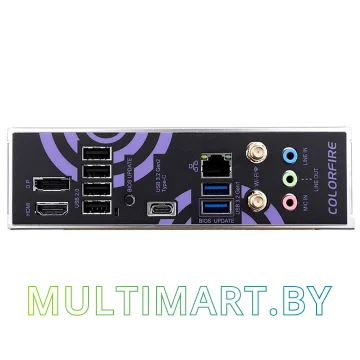 Материнская плата Colorful Colorfire B760M-Meow Wi-Fi D5 Purple картинка 7